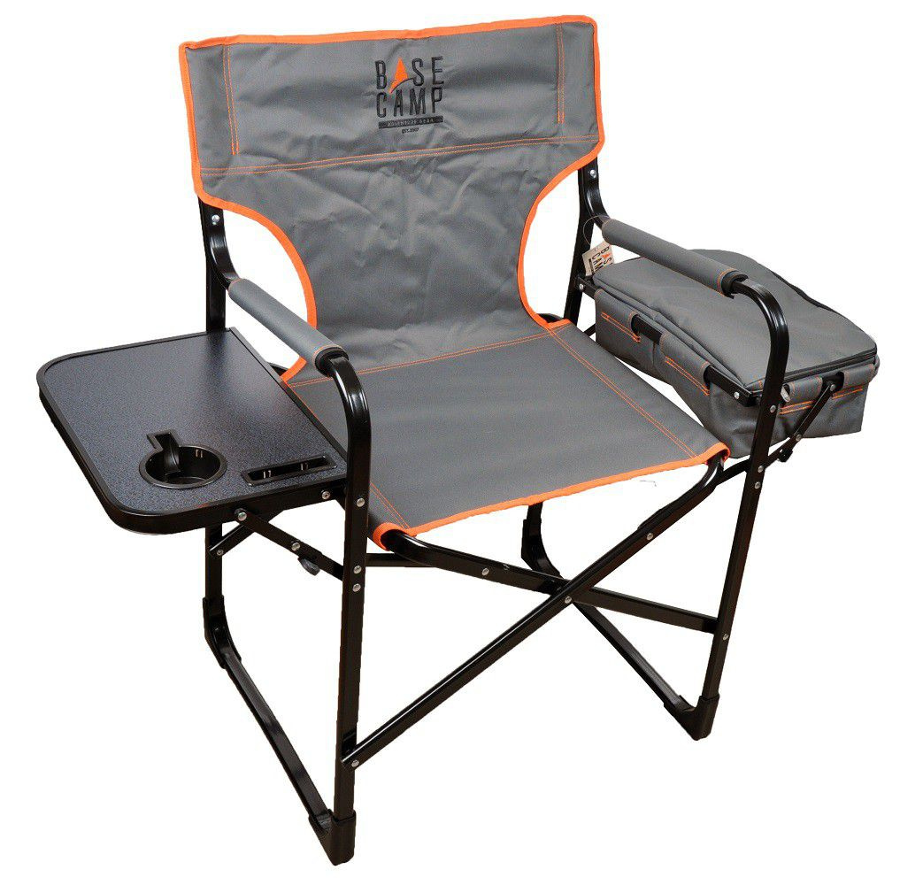 BaseCamp Directors Chair High Table + Cooler