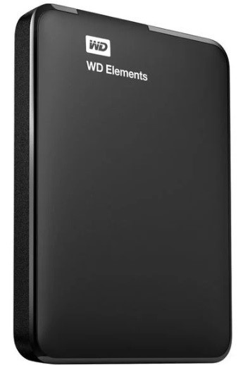 WD Elements 2.5 Inch Portable Hard Drive - 1TB - Black